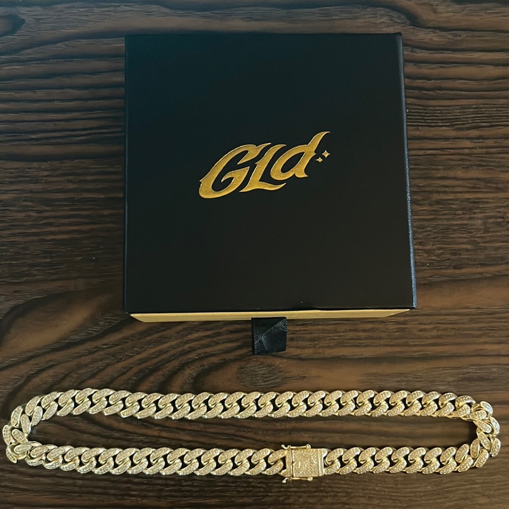 GLD Cuban Link Chain 16”